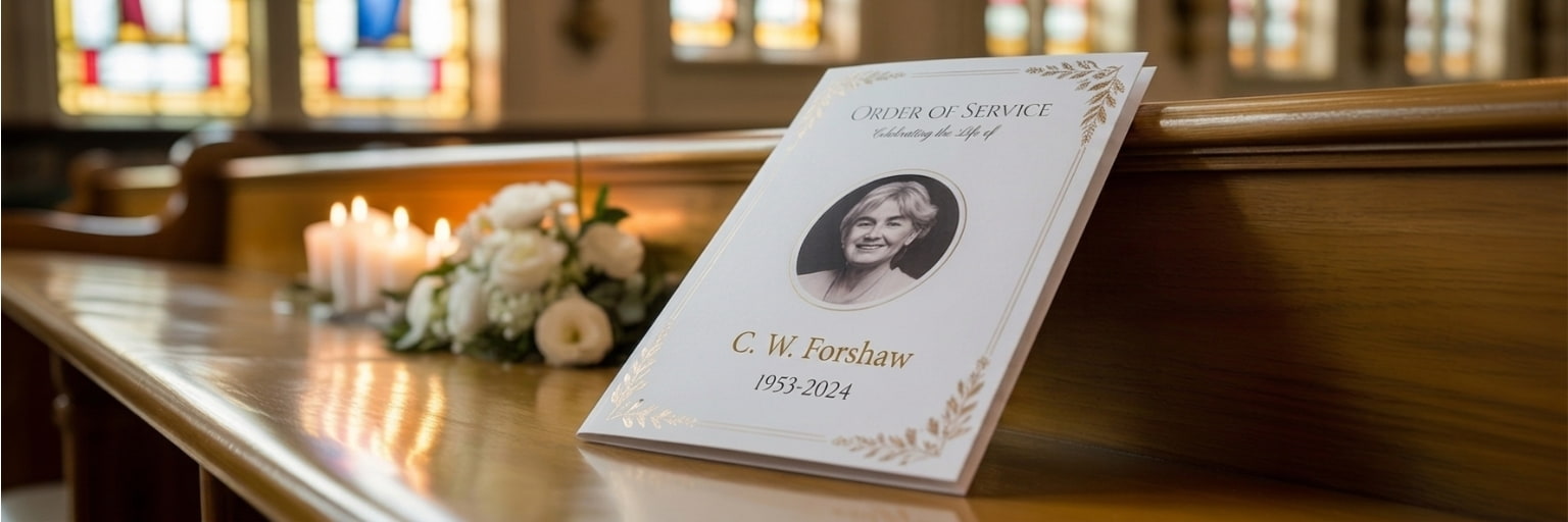 How to Write a Funeral Order of Service